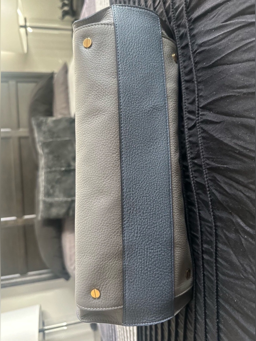 CHLOÉ Large Dree Tote - Pristine Blue-Gray Leather - 2014 Classic - Picture 6 of 6